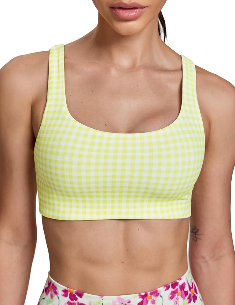 HeyNuts Scoop Neck U Back Sports Bras | Amazon (US)