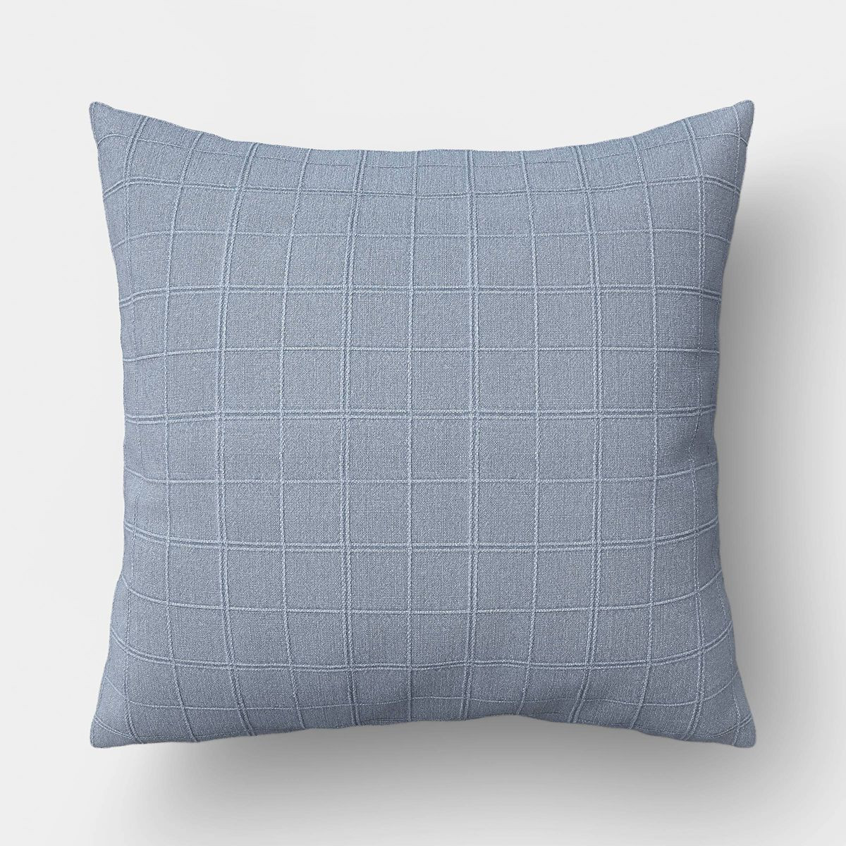 Oversized Square Woven Washed Windowpane Pillow Gradual Gray - Threshold\u2122 | Target