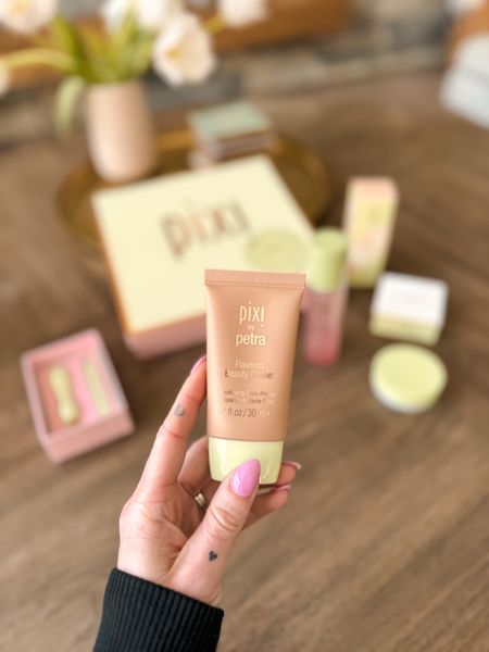 New at Pixi beauty at ulta and target Pixi flawless beauty primer for spring skincare and makeup looks wedding guest seasons 