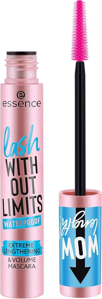 essence lash WITHOUT LIMITS WATERPROOF EXTREME LENGTHENING & VOLUME MASCARA 03 Black Waterproof, ... | Amazon (FR)