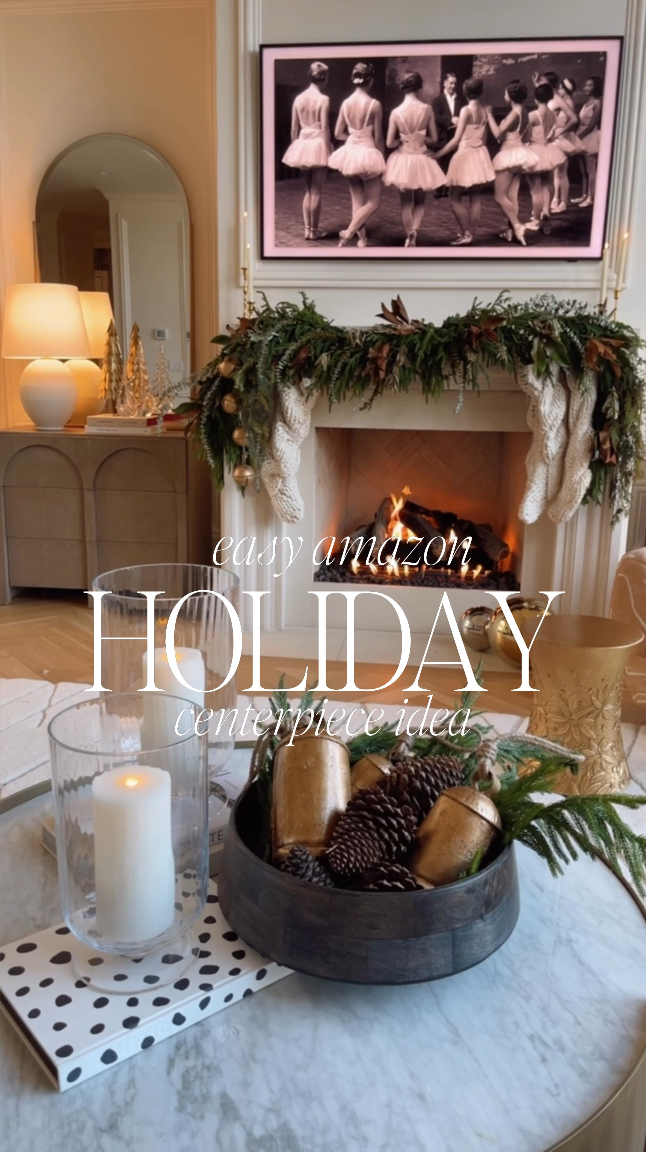 Easy Amazon holiday centerpiece idea. ✨

#LTKHoliday