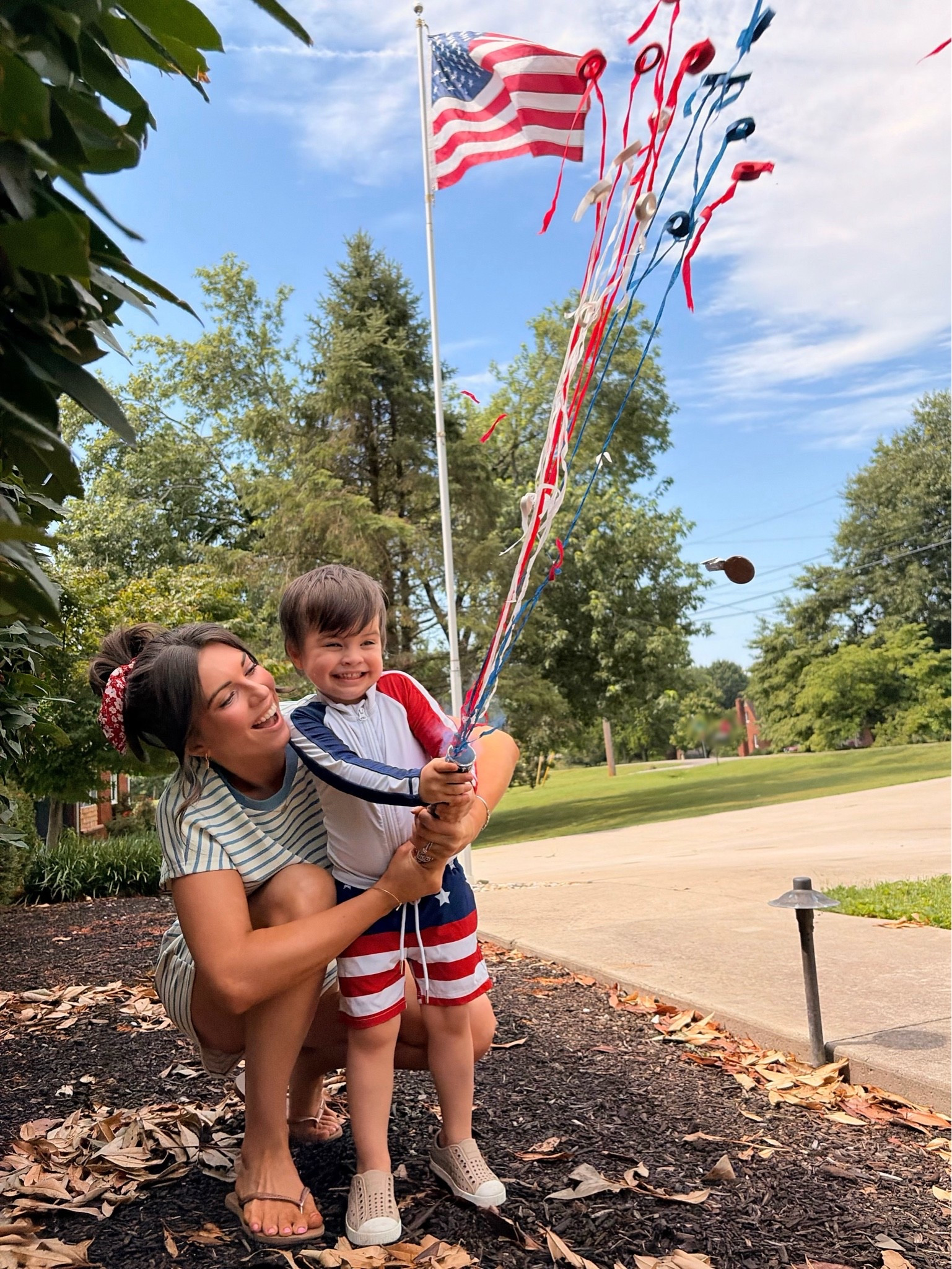 Happy 250th birthday, America!!! 🇺🇸🇺🇸🇺🇸

I’m in love with this sweet patriotic swimsuit set for toddlers and this comfy Amazon set that I’m wearing! The length of the shorts is perfect (I’m 5’8), and it comes in so many colors! ❤️

Athleisure

#LTKootd #LTKBaby #LTKmomlife