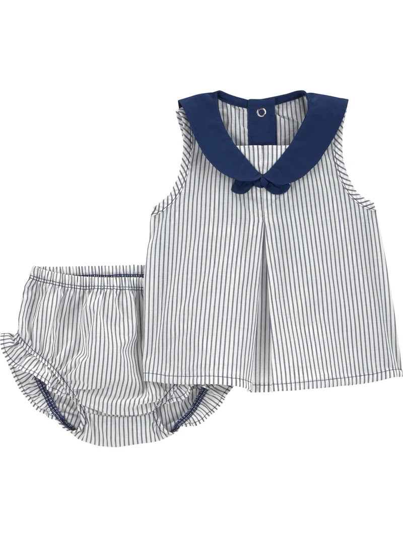 Carter's Child of Mine Baby Girl Outfit Set, 2-Piece, Sizes 0/3-24 Months | Walmart (US)