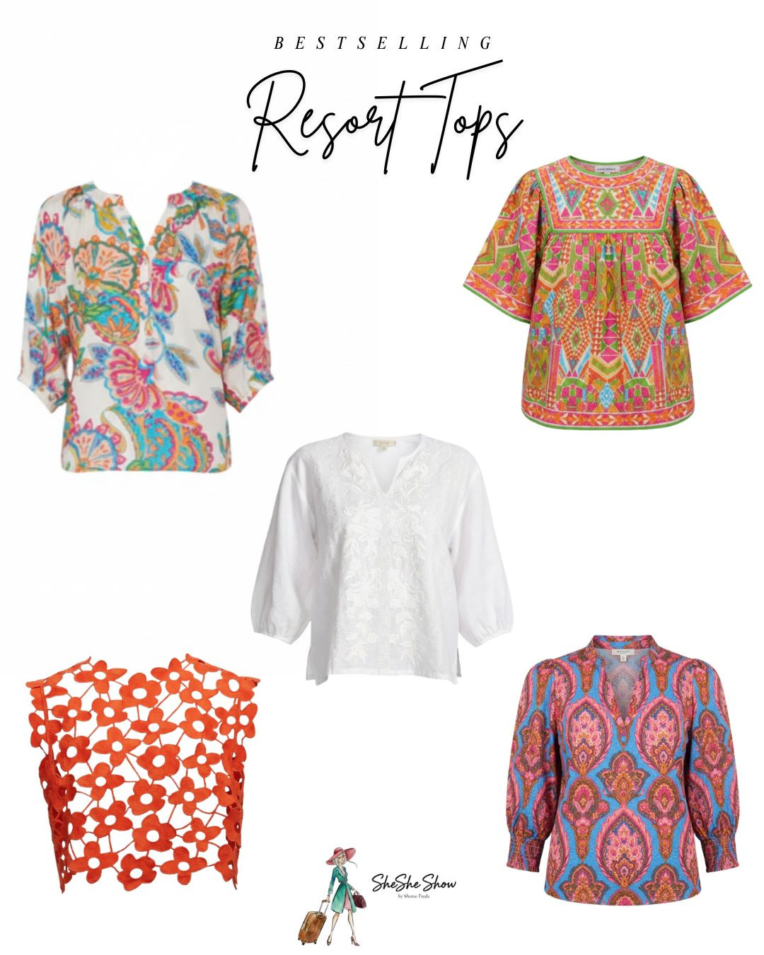  
Resort wear and summer tops. Wear with skirts, pants, jeans, shorts. 
 

#LTKWorkwear #LTKOver40 #LTKTravel