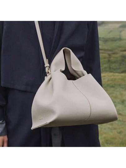 Women's French Cloud Pattern Leather Shoulder Bag, Armpit Crossbody Bag | SHEIN