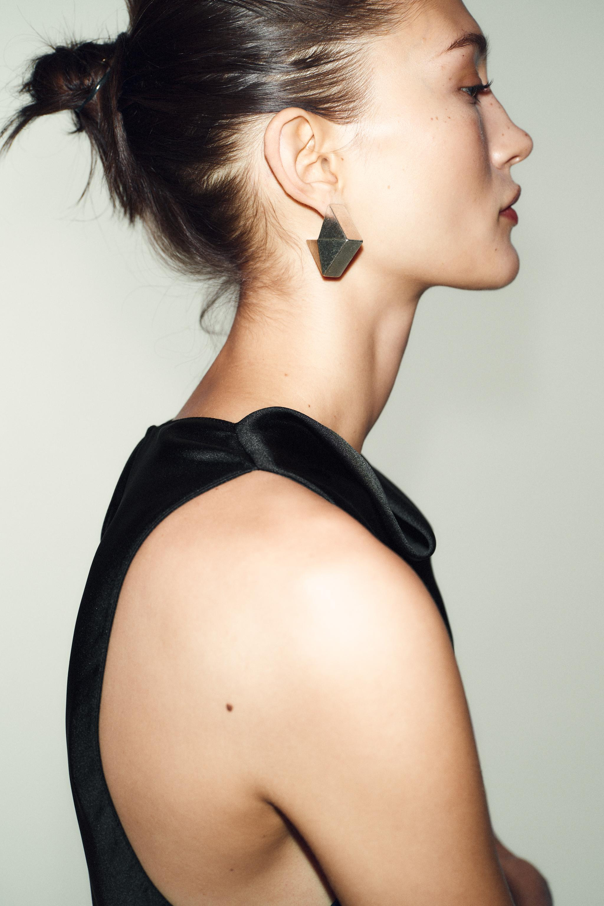 LONG SATIN TOP WITH FRINGING | Zara UK