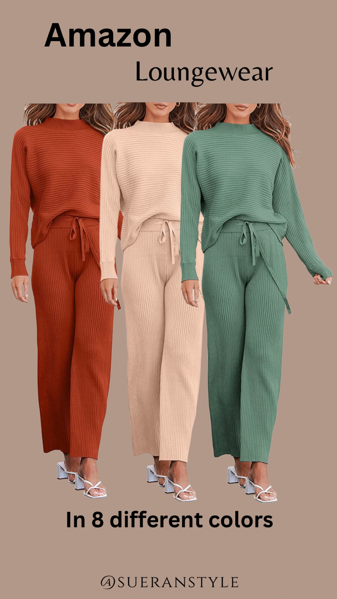I am in love with this loungewear set from Amazon. It’s thick & heavy good quality material. So comfortable. I got the rust color and going to get few more colors  

#LTKGiftGuide #LTKstyletip