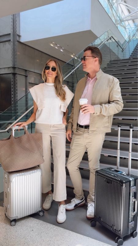 Very elegant and comfortable couples airport outfit idea, love the subtle matching details. Runs true to size 

#LTKTravel #LTKSeasonal #LTKStyleTip