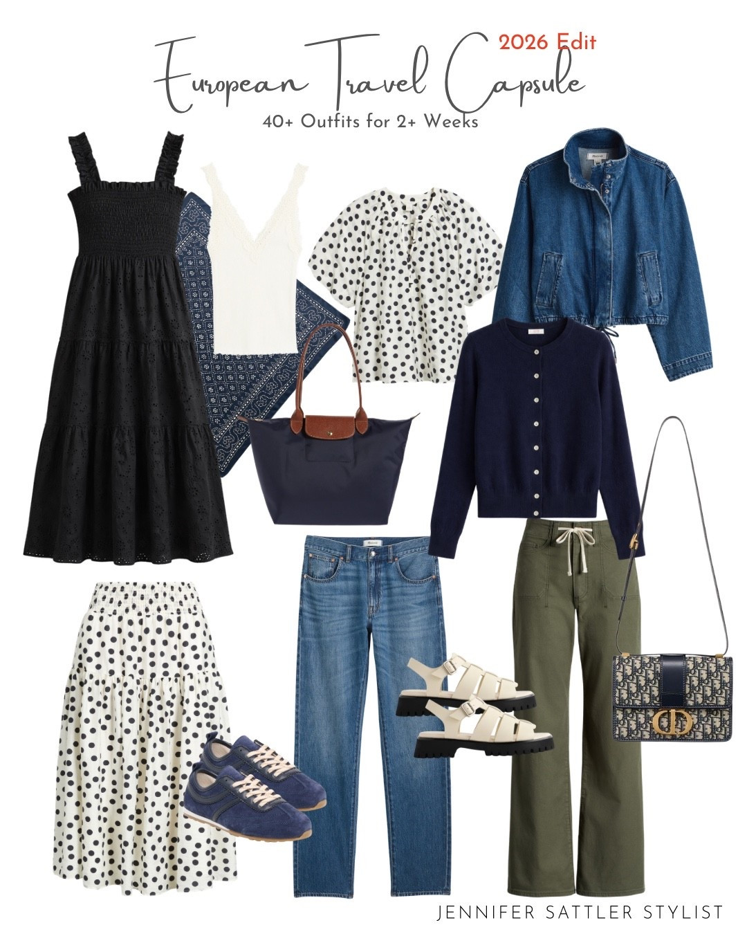 If you're packing for more than two weeks in Europe this spring or summer, this non-boring travel capsule will be the only thing you need. Unlike most travel capsule wardrobes, this one isn't basic and boring, or filled with too many pieces. I promise this capsule is packed with International appeal and over 40 travel outfits you can recreate with just 8 pieces.  Now even if you don't speak the language, you can at least dress the part.  

ADD TO CART 
checklist 
Lookbook
New Links 

https://closetchoreography.com/product/european-travel-capsule-with-international-appeal/