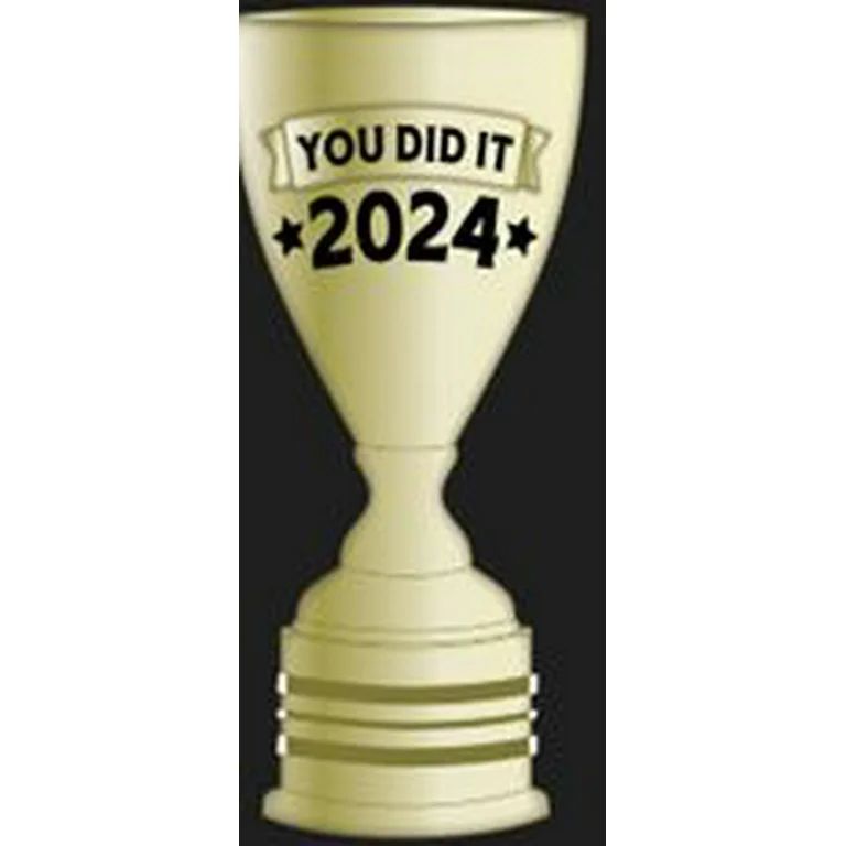 Adult Graduation, You Did It "2024" Gold Trophy, 3.7 x 6.9 inch, Way to Celebrate | Walmart (US)