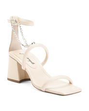 Leather Parker Chain Heels | Marshalls