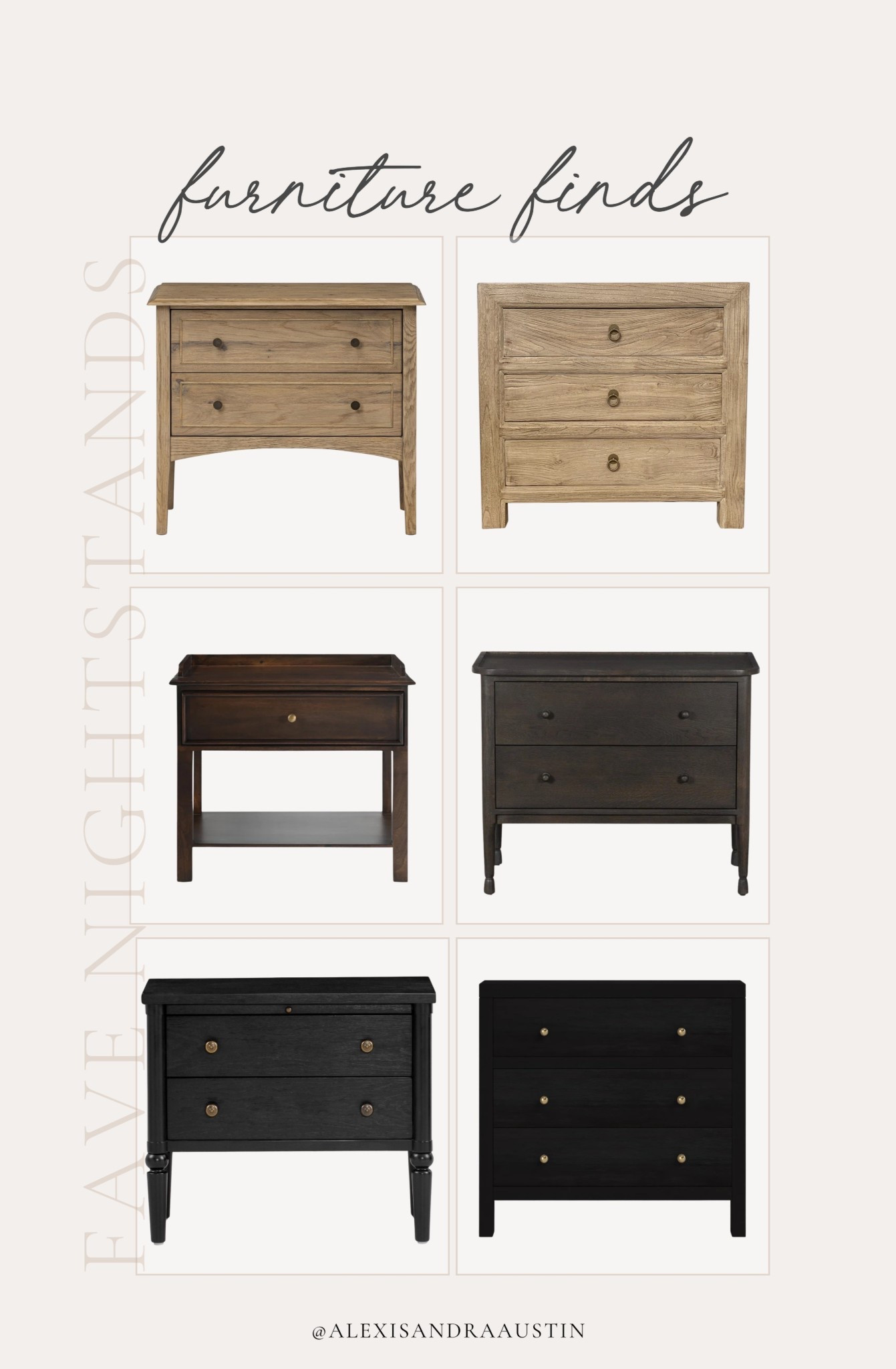 Rounding up all of my favorite nightstand that caught my eye! I love mixing different wood tones for a more collected style and these finds work well in a variety of spaces.

Home finds, neutral wood tones, nightstand favorites, rich wood dresser, light wood tone dresser, spring style, bedroom refresh, collected style, bright and airy, dark and moody, home details, furniture finds, Wayfair, 

#LTKHome #LTKSeasonal