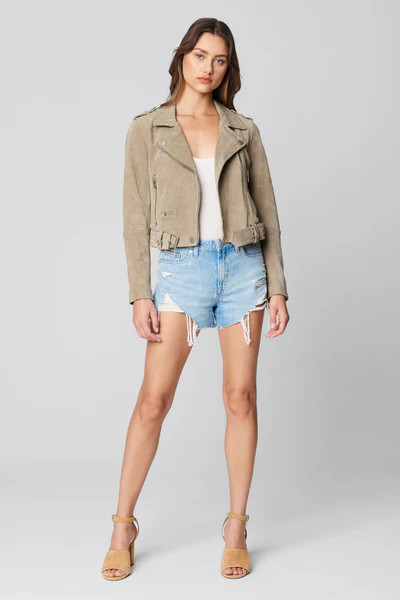 Sand Stoner Moto Jacket | BlankNYC
