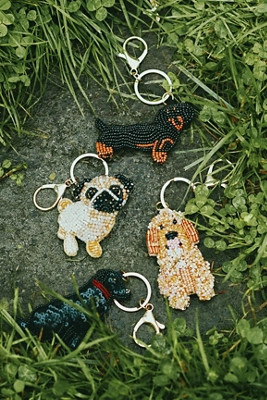 Beaded Dog Bag Charm | Anthropologie (US)
