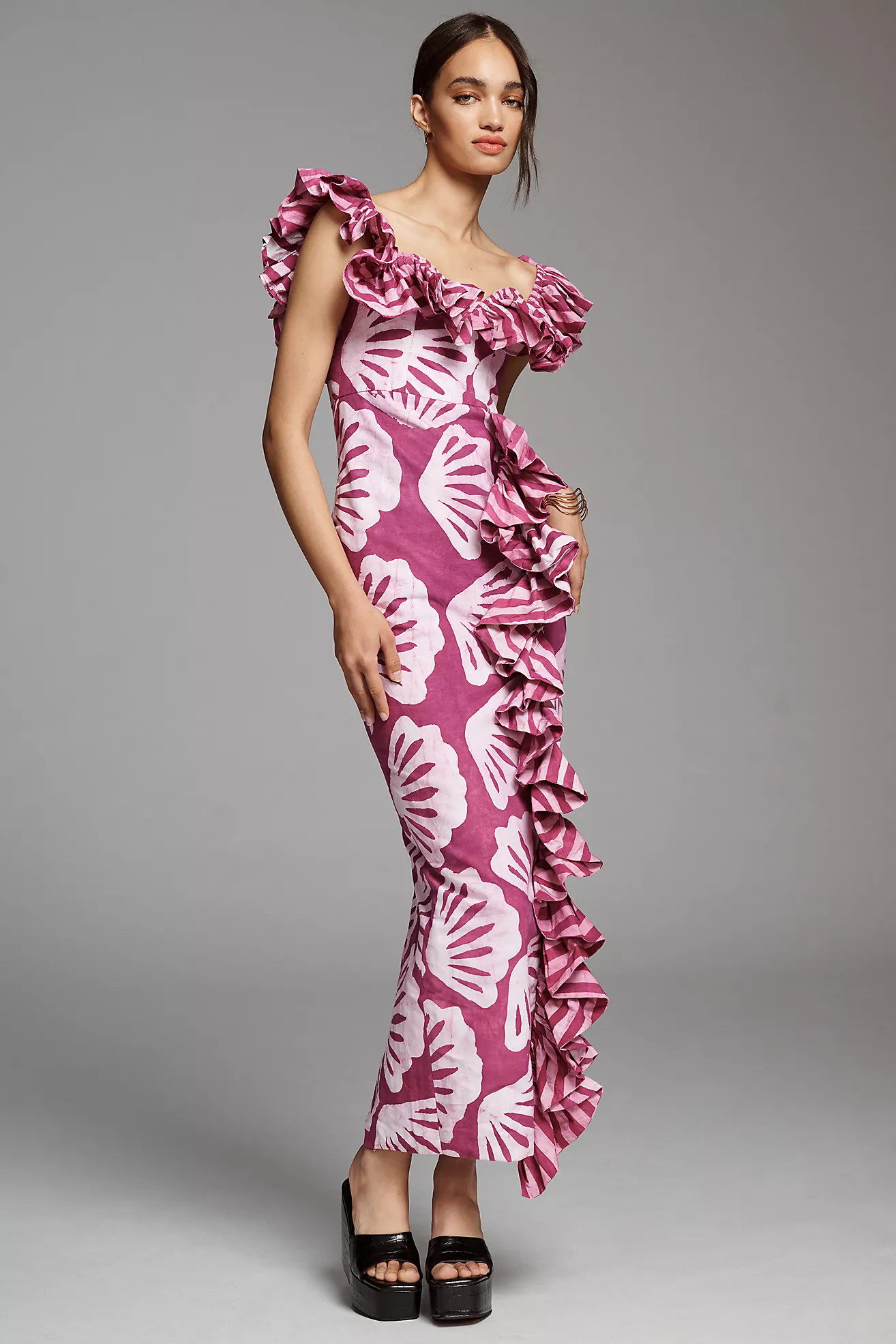 SIKA KC Off-The-Shoulder Ruffle Dress | Anthropologie (US)