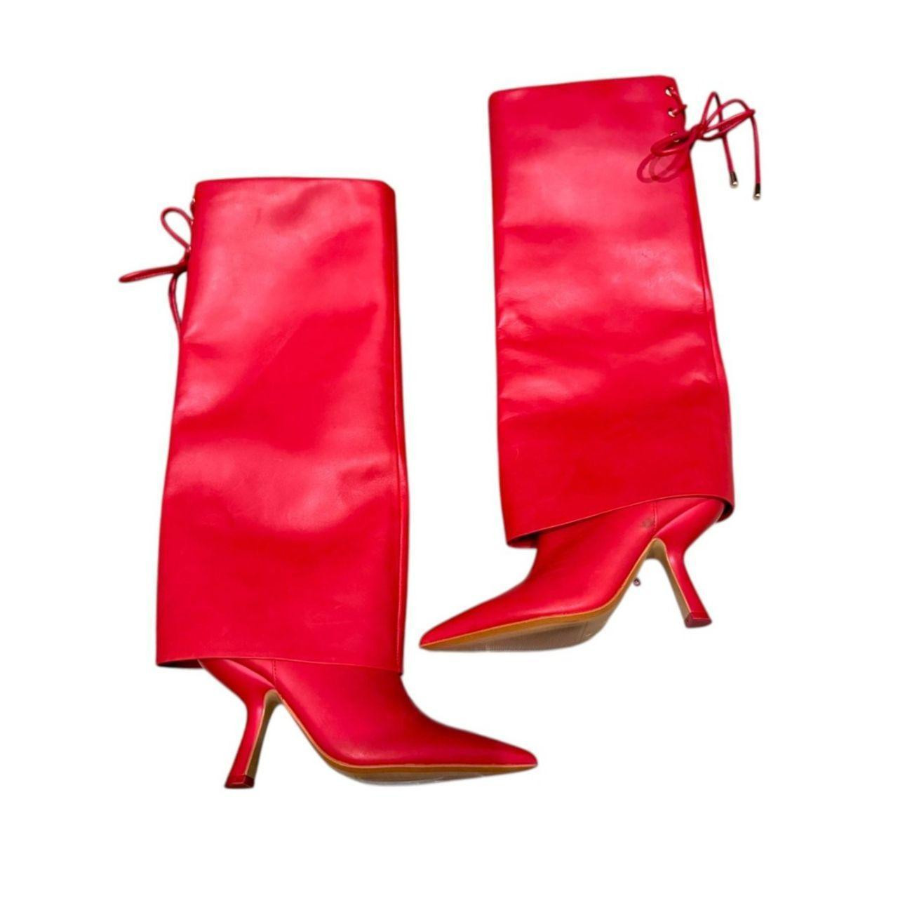Gianni Bini Women's Knee high Boots - Red - US 6 | Depop US