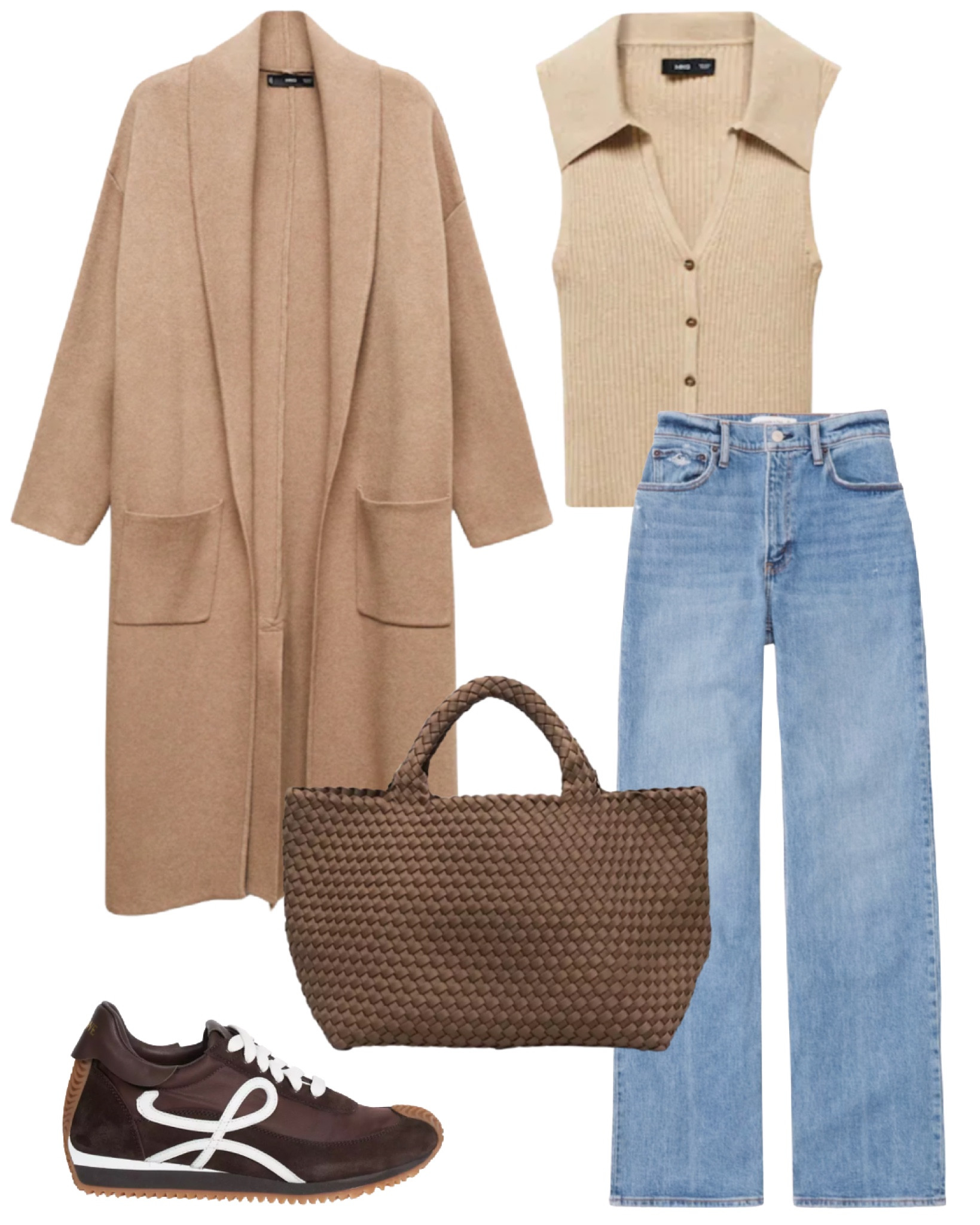 Summer to Fall Outfit Inspo: Lunch with Friends 🍂 This MANGO coatigan is one of my favorite cozy casual layers (size down—runs oversized). Similar, less expensive pieces also linked to recreate this look!



#LTKSeasonal #LTKfindsunder100 #LTKstyletip
