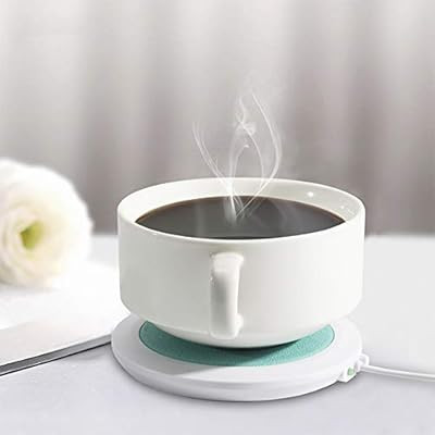 FORNORM USB Cup Mug Warmer, PU Leather USB Cup Heater USB Coaster Warmer Beverage Heater for Home... | Amazon (UK)