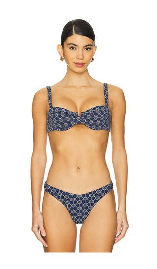 Lara Top in Denim | Revolve Clothing (Global)