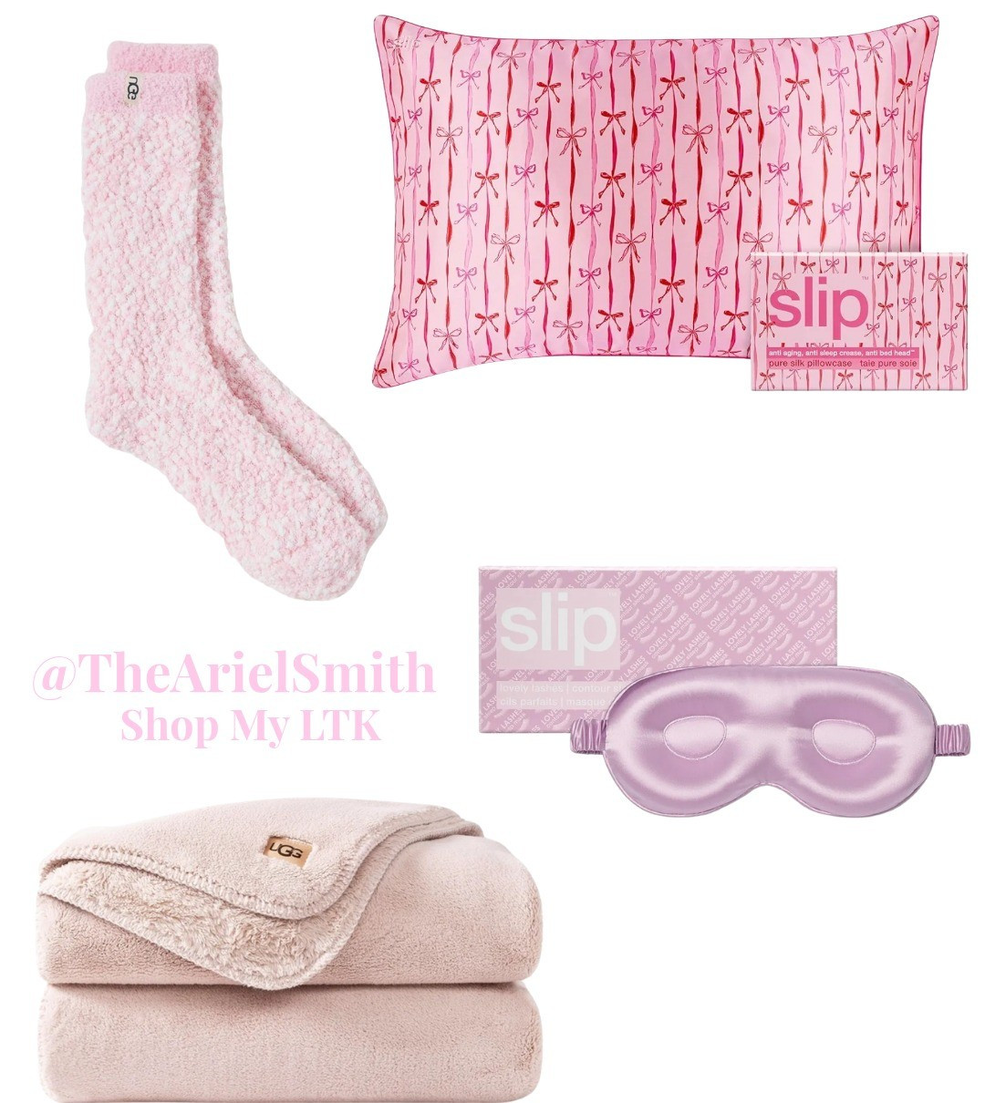 Valentine's Day 💕 is around the corner! Check out Amazon's Top +100 gifts for her 😍1. UGG Women's Cozy Chenille Sock2. slip Queen Silk Pillowcase – Strawberry Cupcake Limited Edition with Piping – Anti-Frizz, Anti-Crease, Anti-BedHead – 100% Pure Mulberry Silk3. UGG Whitecap Fleece Throw Blanket, Soft Warm Throw for Bed or Chair, Luxury Bedroom Decor, Cozy Blankets, Machine Washable, 50-inch x 70-inch, Pink Quartz4. slip Pure Silk Contour Sleep Mask: Protect Your Delicate Lashes with Our Innovative, Lash-Friendly Design. Slipsilk Comfort, 1 Contour Mask, WildflowerNeed a gift for your Galentines? Try one of these! 

#LTKValentine #LTKHome #LTKBeauty