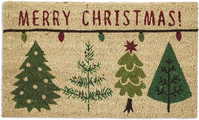 DII Indoor/Outdoor Natural Coir Holiday Season Doormat, 18x30, Merry Christmas | Amazon (US)