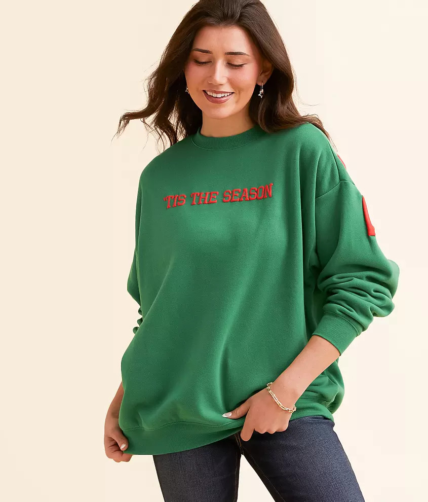 Tis The Season Oversized Pullover | Buckle