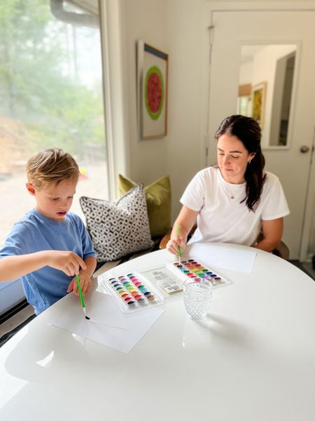 We are headed back to school with @Walmart! Wells and I had the most fun with our new Crayola Washable Watercolor Paint set practicing letters and shapes in a fun way! I love Walmart for all of our fun crafting needs and back to school needs. Linking some essentials you may need for the first day of school that you too can find on Walmart! #walmart #walmartpartner #walmartbacktoschool

Kids back to school, children’s lunchbox, lunch tote, backpack, under $10, water bottle, playground essentials, crayons, markers, paint, school supplies, binders, kitchen organization, clear organizational bins, how to organize for back to school, glue, pencil pouch 

#LTKfamily #LTKBacktoSchool #LTKkids