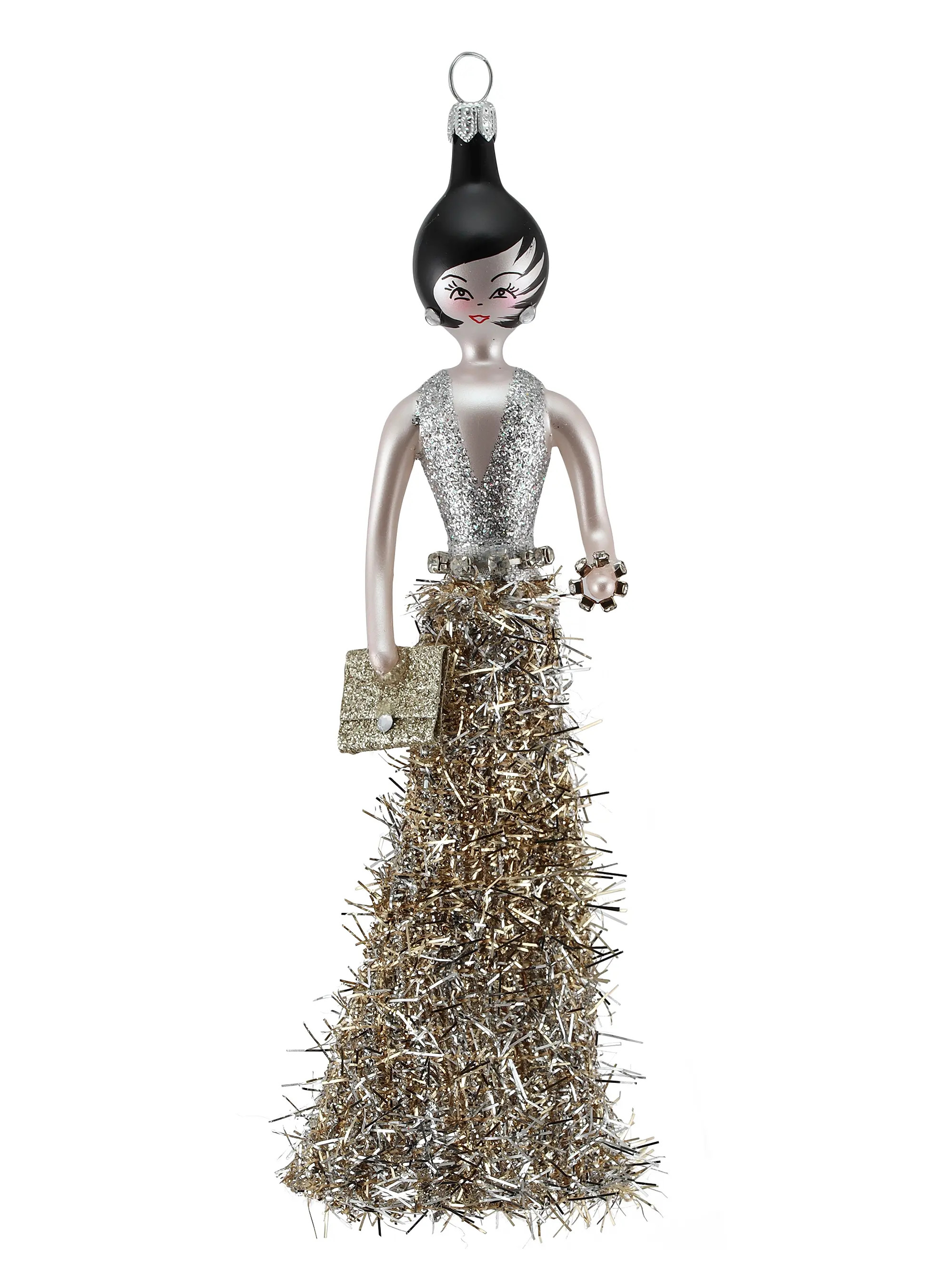 Soffieria De Carlini Christine Silver & Gold Dress Ornament | Saks Fifth Avenue