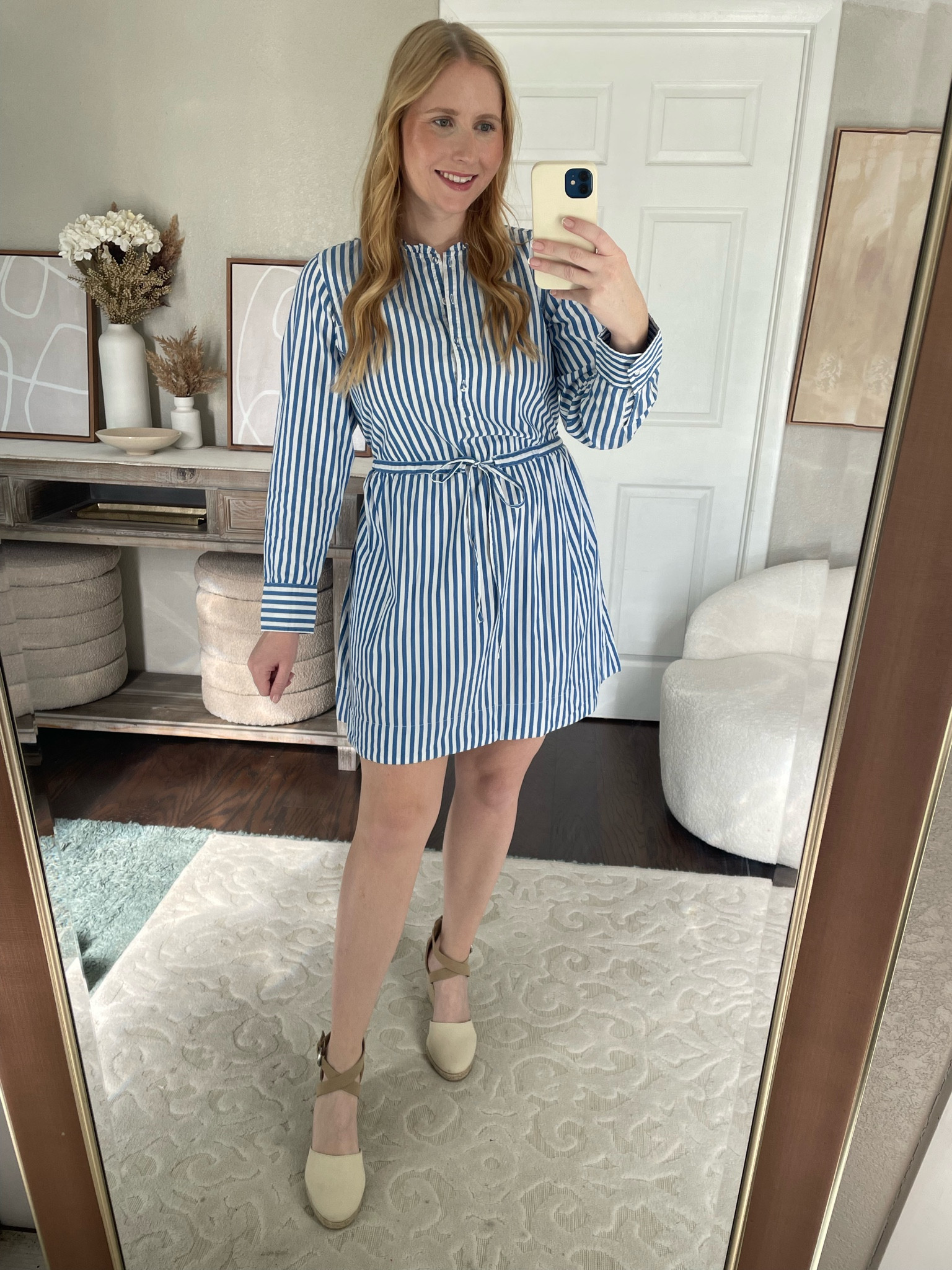 Free Assembly Women’s Ruffle Neck Mini Dress, Size Small on me 

#LTKmidsize #LTKworkwear #LTKfindsunder50