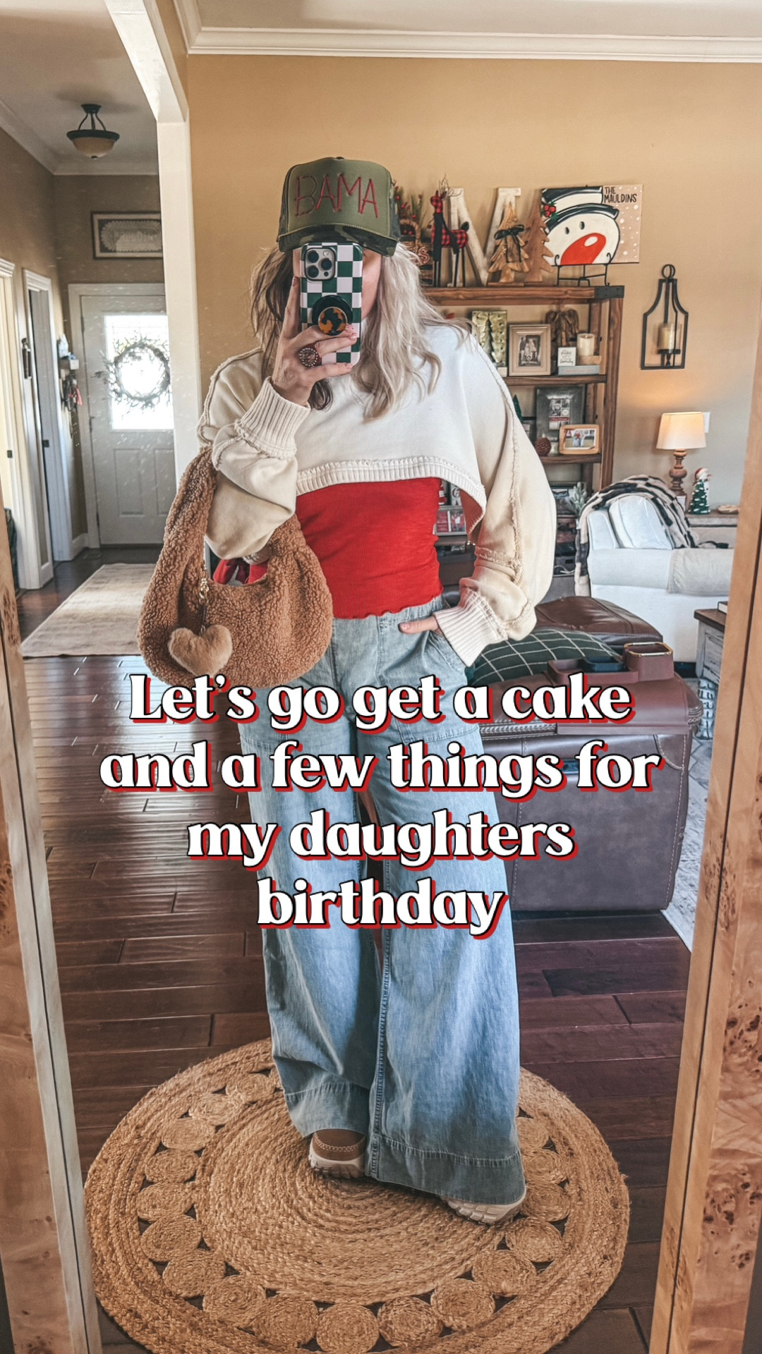 I linked mostly everything but my bolero top is a few years old and free people. 
👚T-shirt underneath my crop - M
👖Pull on jeans - M
🧢Hat is from @threadline on IG 
📸Blew up her wedding pictures @mixtiles 

#LTKFindsUnder100 #LTKootd #LTKOver40