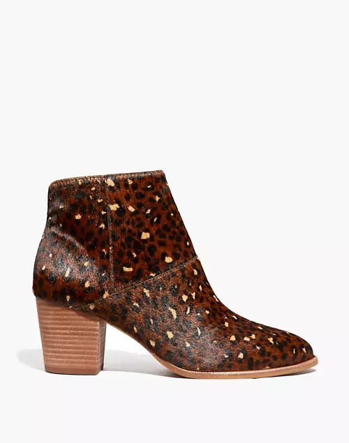 The Rosie Ankle Boot in Painted Leopard Calf Hair | Madewell