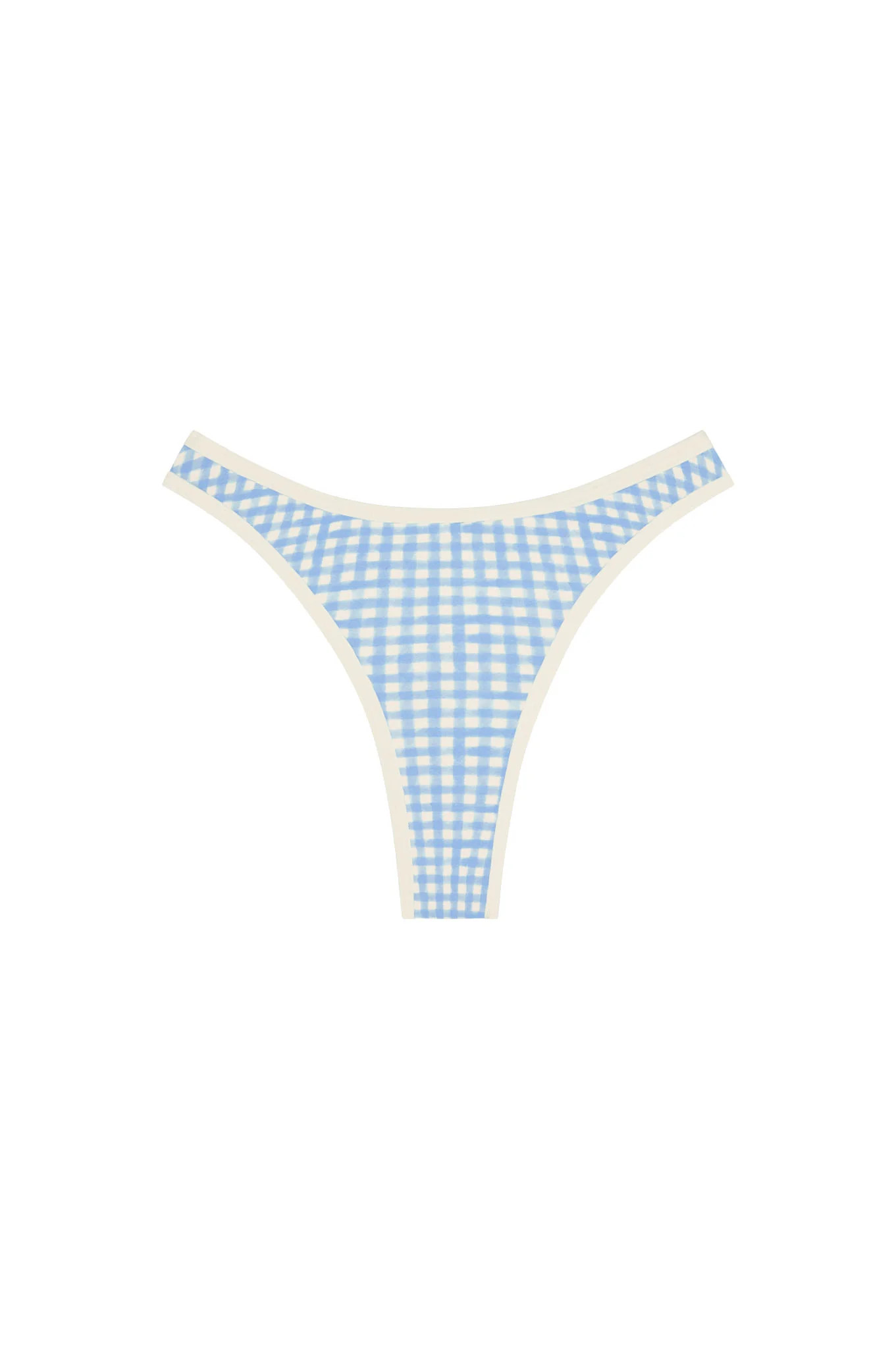 Somerset Bottom - Sky Gingham - Sky Gingham / P | Monday Swimwear