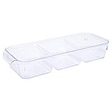 Bodico Jewelry Mirror, 8 x 3.75 inches, Clear Acrylic Makeup Organizer Tray, 13.75" x 4.75 | Amazon (US)