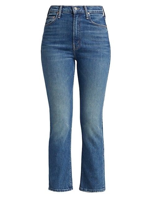 Rider High-Rise Stretch Crop Flare Jeans | Saks Fifth Avenue