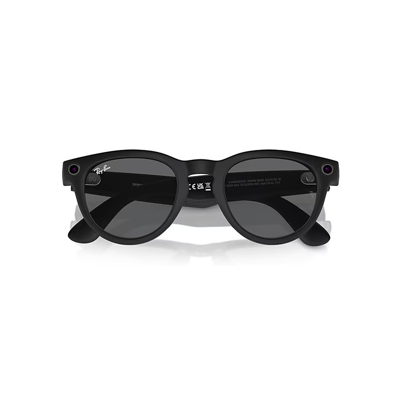 Ray-Ban Ray-Ban | Meta Headliner Electronics Black Frame Black Lenses 50-23 | Ray-Ban (US)