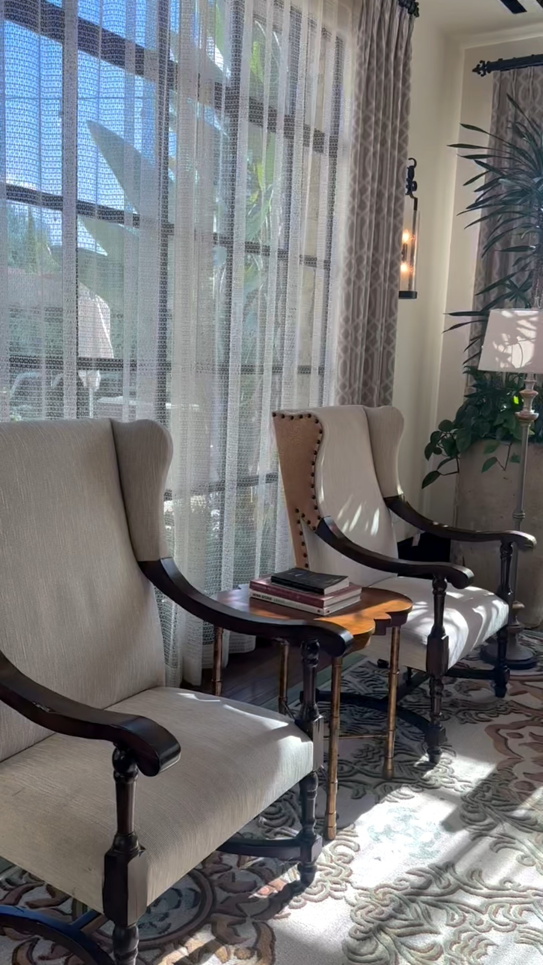 New year refresh—drapes, sheers, and wing chairs paired with lounge seating create a spacious, designer look.
#newyearrefresh #drapes #sheers #wingchair #loungechair #interiorstyling #designerlook

#LTKHoliday #LTKHome #LTKGiftGuide