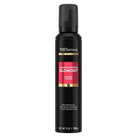 Tresemme Whipped Shaping Mousse Keratin Smooth for Instant Hydration Weightless, 7 oz | Walmart (US)
