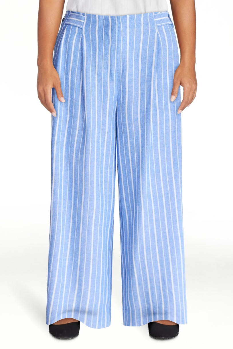 Free Assembly Women's and Women's Plus High Rise Wide Leg Cropped Pants, 27" Inseam, Sizes XS-4X | Walmart (US)