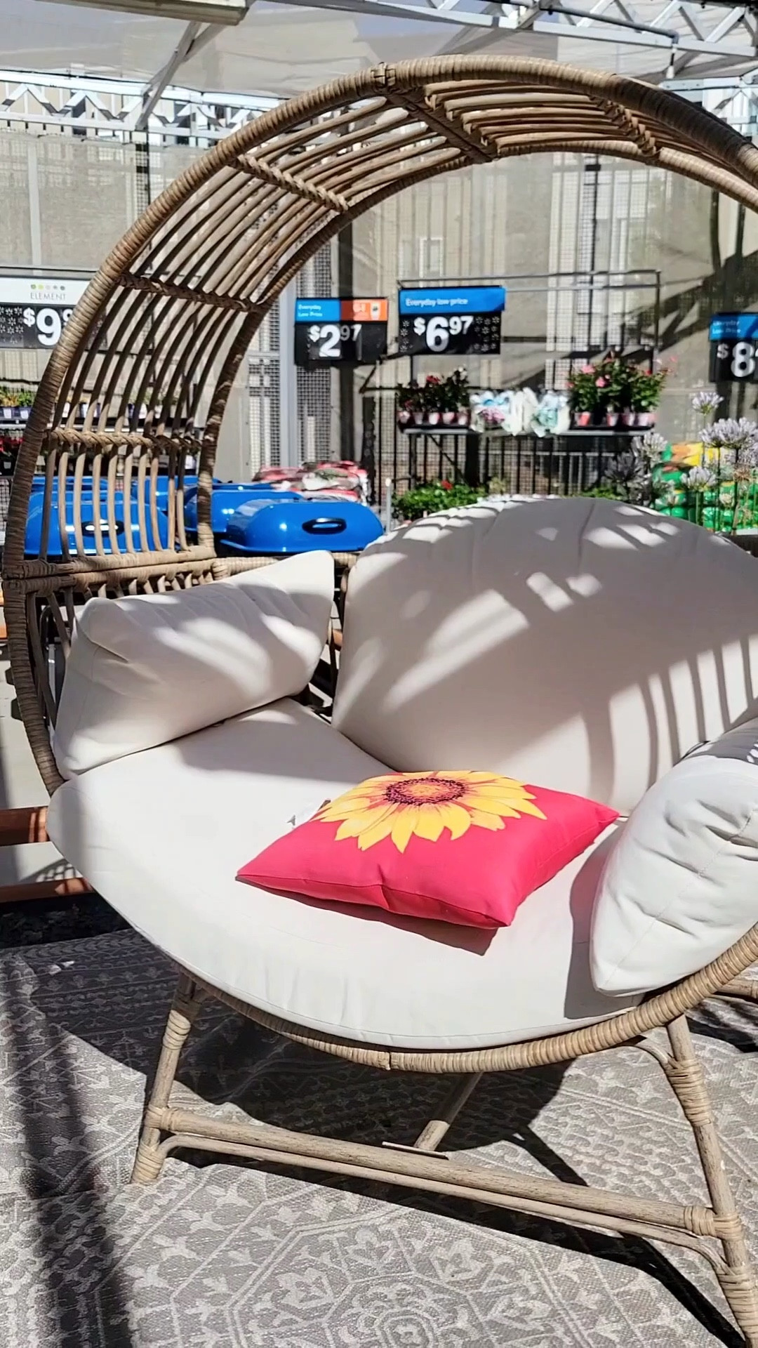 Better Homes & Gardens bellamy round wicker outdoor egg chair from.. - omg I LOVE this chair 😍 I love that its circle, open, & not your typical egg chair 😍 Sooo many BEAUTIFUL patio pieces on sale & I shared my favorites😍 (so many heart eyes but I can't help it 🤪) Remember get a price drop notification if you heart a post/save a product 😉 

✨️ P.S. if you follow, like, share, save or shop my post.. thank you sooo much, I appreciate you! As always thanks sooo much for being here & shopping with me 🥹 

| walmart home, patio furniture, patio table, patio set, patio table and chairs, patio table under, patio table on sale, small patio furniture, walmart patio, walmart planter, walmart finds, walmart furniture, walmart outdoor, mainstays, Thyme and Table, opalhouse, threshold, target decor, decorative storage, storage ideas, home finds, boho, boho home decor, boho home inspo, kitchen inspo, living room inspo, home inspo, budget friendly, home decor under, on sale, on clearance | 

#LTKHome #LTKSaleAlert #LTKswim #LTKSeasonal #LTKVideo #LTKxWayfair 

