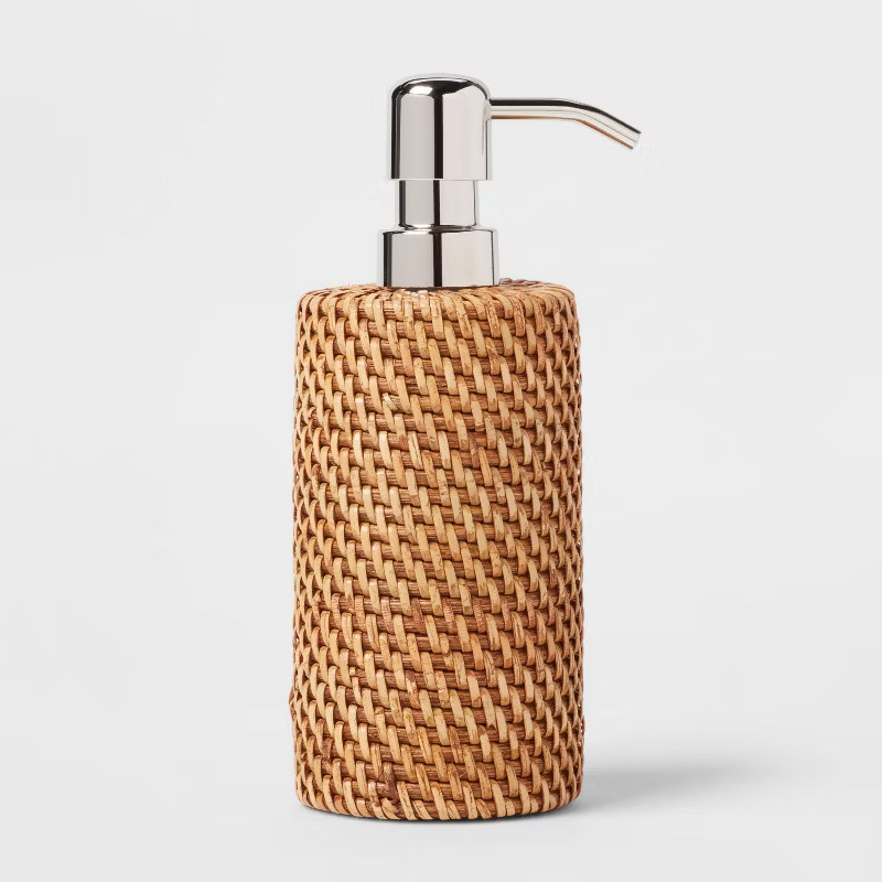 Rattan Soap Pump Light Brown - Threshold™ | Target