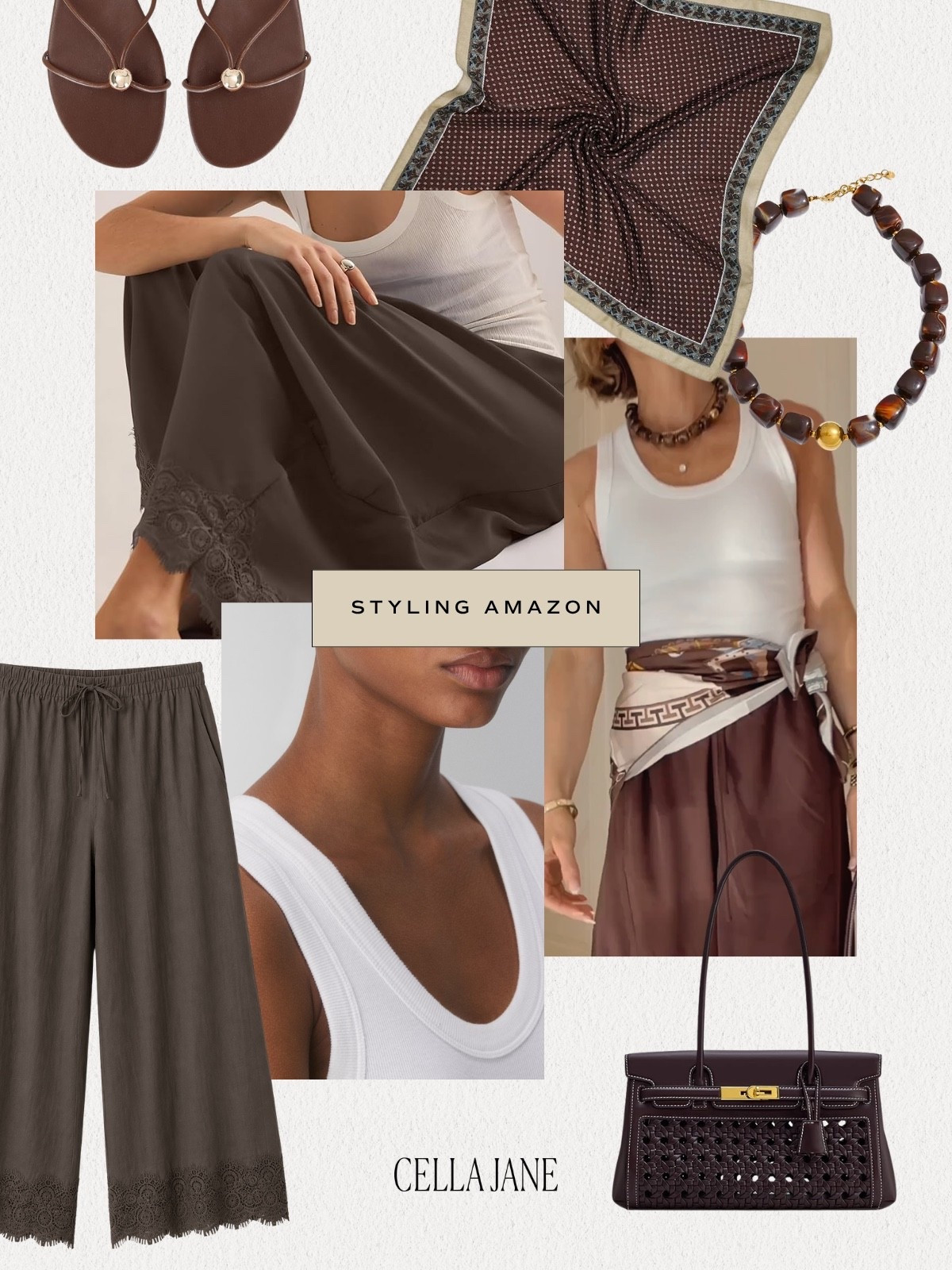 Amazon for the win! I'm wearing size small in the pants and they’re right on trend for the season.

#LTKsummer