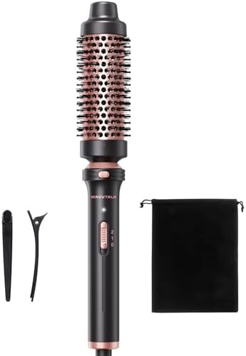 Wavytalk Thermal Brush, 1 1/2 inch Heated Round Brush with Detachable Head, Velvet Pouch and Dual... | Amazon (US)