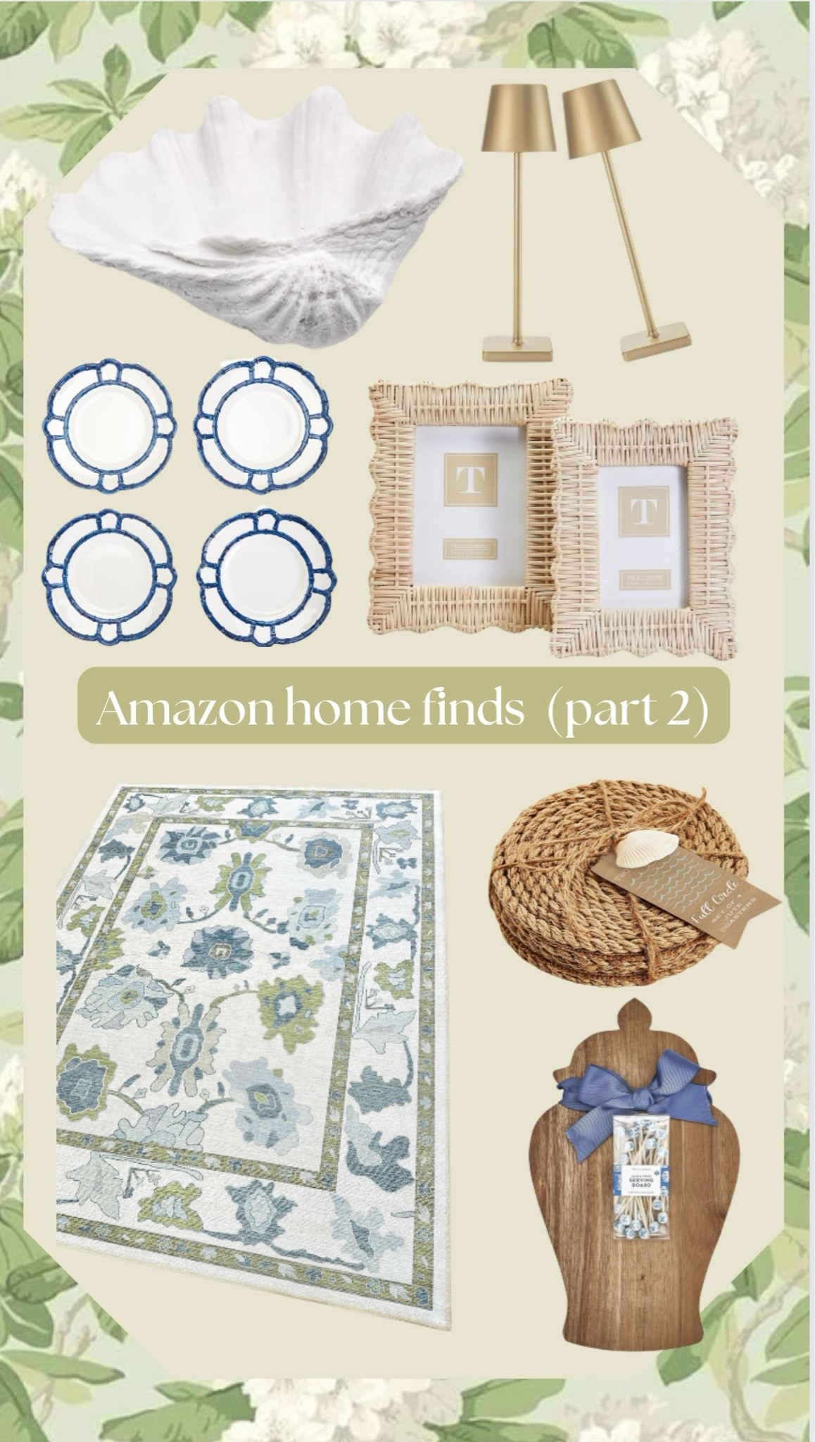 Amazon home finds part 2 🤍 

Grandmillennial home , blue and white, Amazon home finds, Amazon finds, coastal living, southern home, affordable finds, home decor 

#LTKStyleTip #LTKGiftGuide #LTKHome