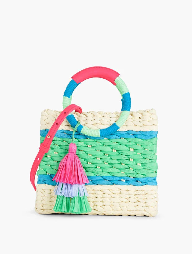 Mini Straw Tote | Talbots
