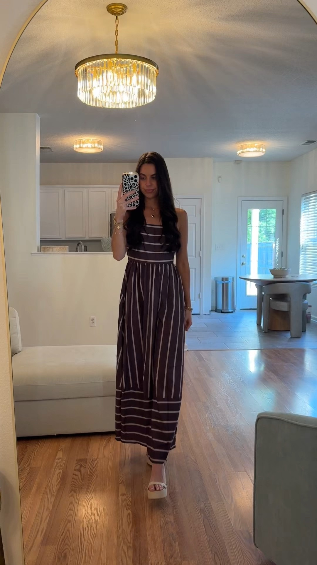 Neutral tones + a little skin = perfection. The striped print and cutout design make this maxi feel equal parts chic and fun. 🤎

#LTKWedding #LTKSeasonal #LTKootd