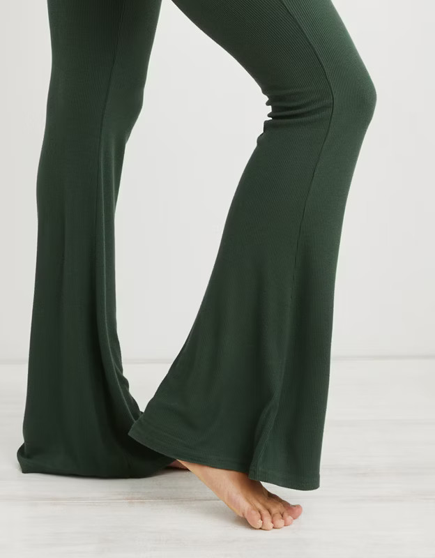 Aerie Real Soft Foldover Flare Pant | Aerie