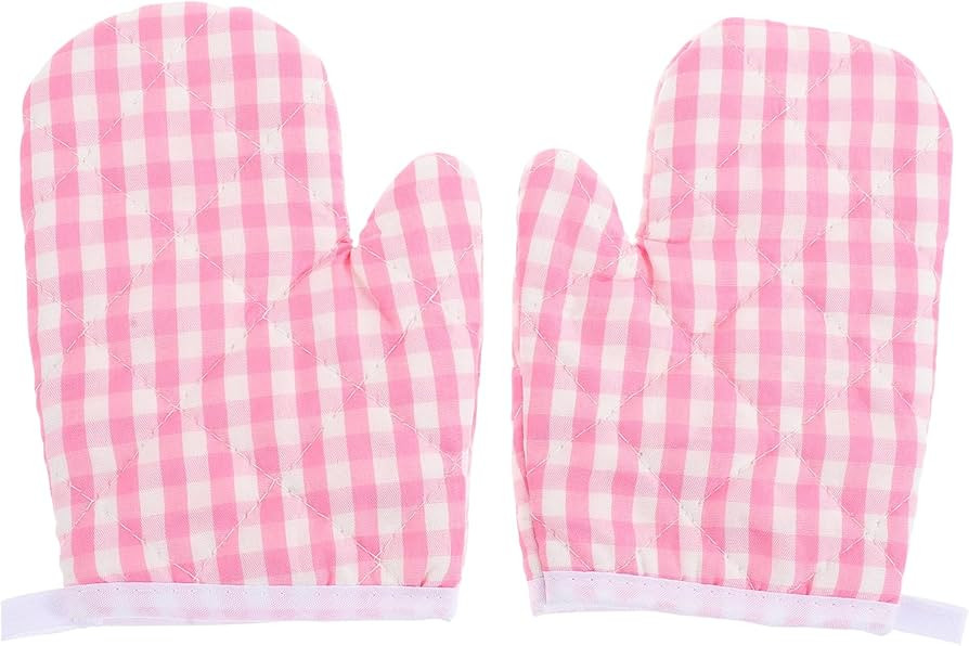 DOITOOL 2Pcs Kids Oven Mitts for Children Play Kitchen, Microwave Oven Gloves Kitchen Baking Mitt... | Amazon (US)