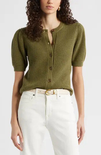 Elbow Sleeve Cardigan | Nordstrom