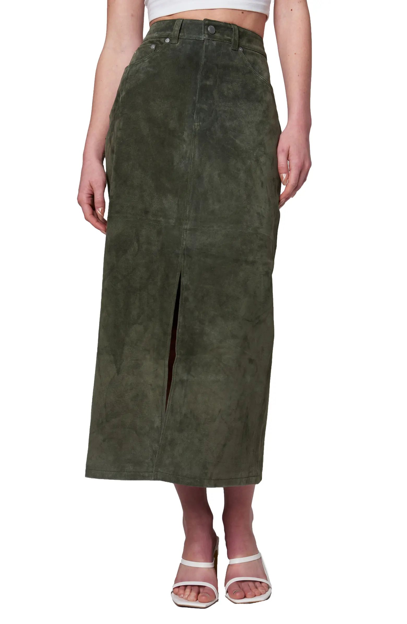 Suede Maxi Skirt | Nordstrom