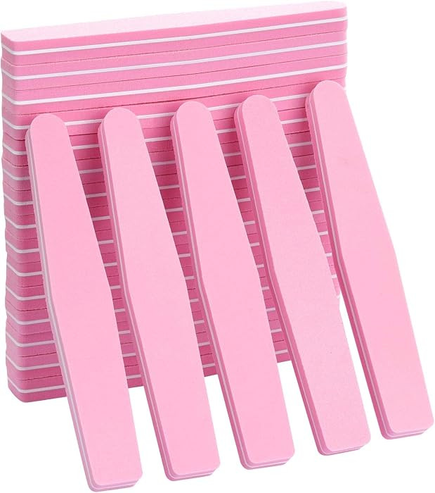 Nail Buffers 20 Pack 100/180 Grit Nail Buffer Block Sponge Buffing Nail File for Acrylic/Natural ... | Amazon (US)